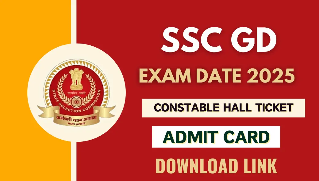 SSC GD Constable admit card 2025
